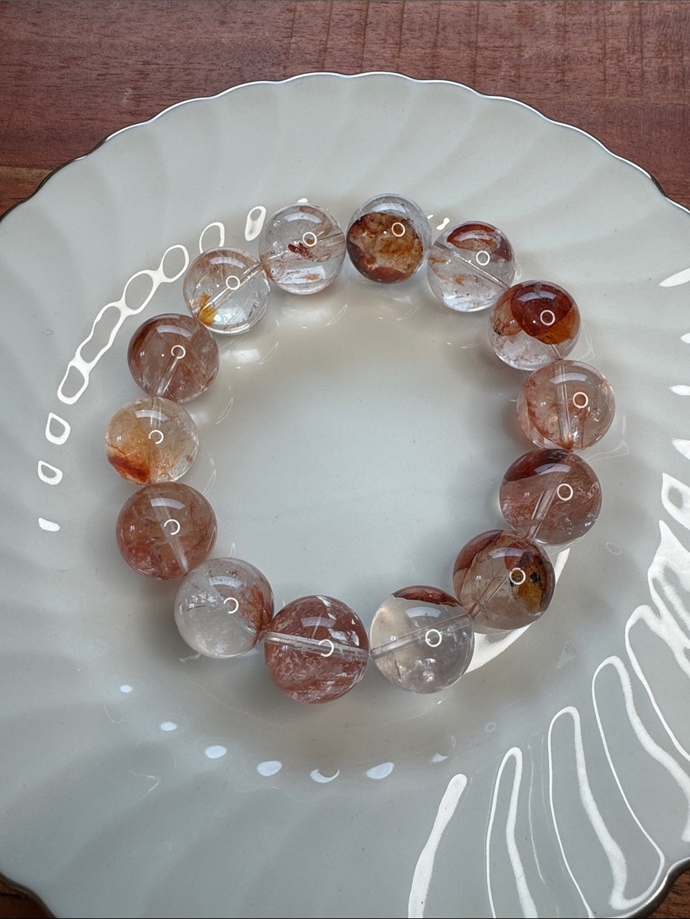 15mm HQ Fire Quartz Bracelet